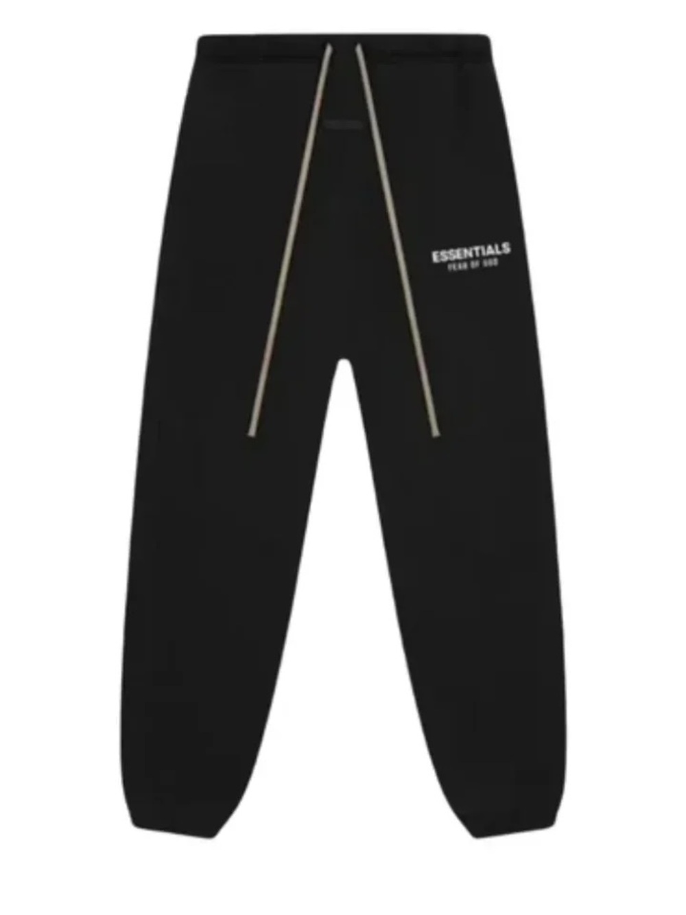 ESSENTIALS Black Men's Tapered Jogger Sweatpants Medium